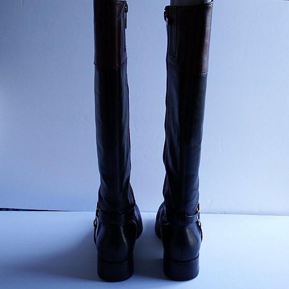 Michael Kors 2-Tone Riding Boots 7M - Picture 7 of 12